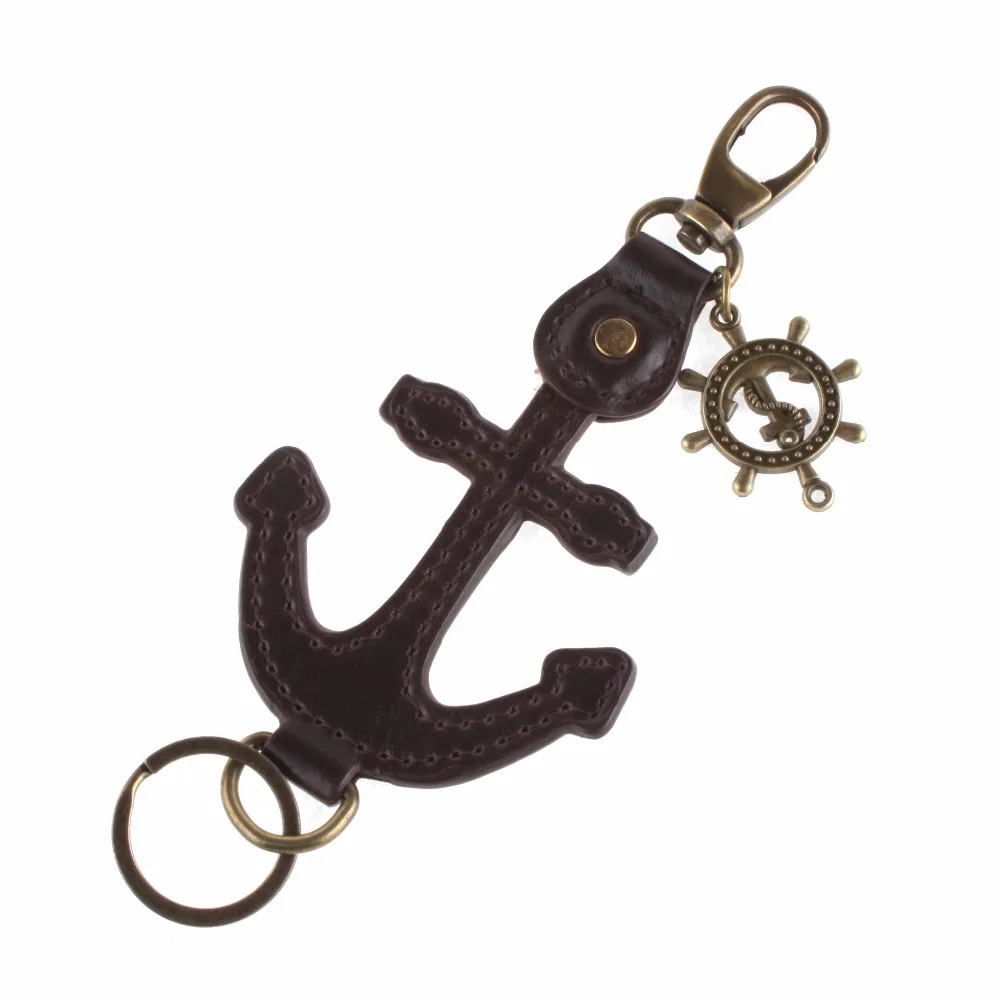 Брелок для ключей в стиле панк с изображением якоря|fur keychain|anchor key chainkey chain |