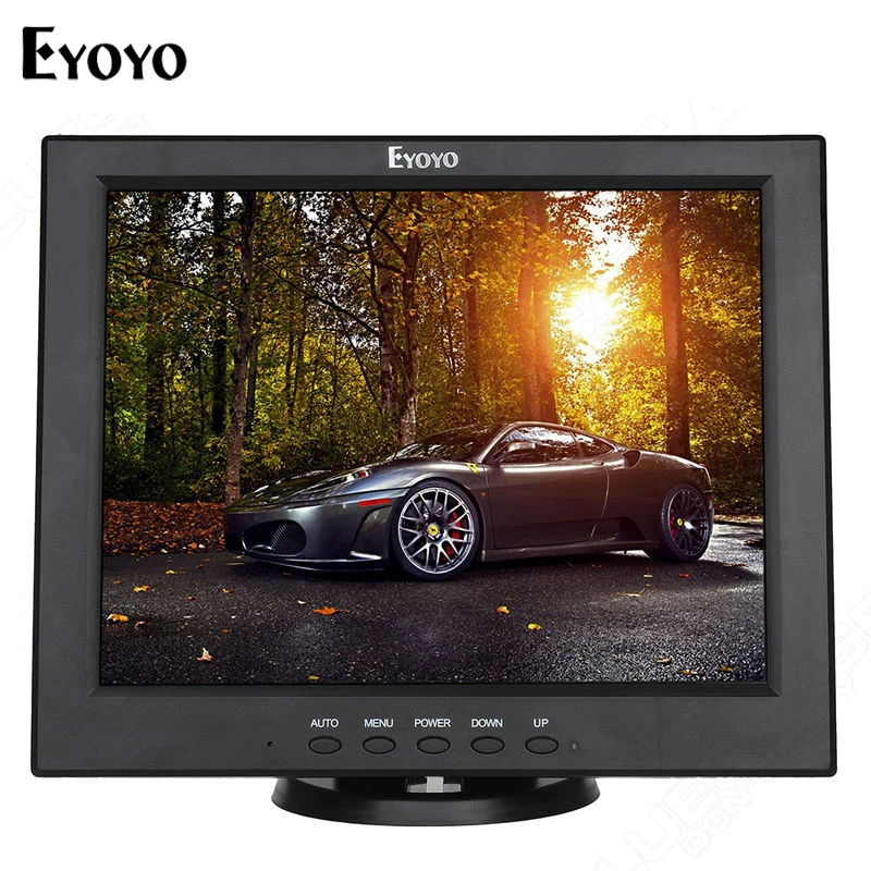 Eyoyo jsw121h 12 дюймов fhd TFT ЖК дисплей CCTV Мониторы 800x600 BNC/VGA/AV/HDML видео для дома dvr|cctv