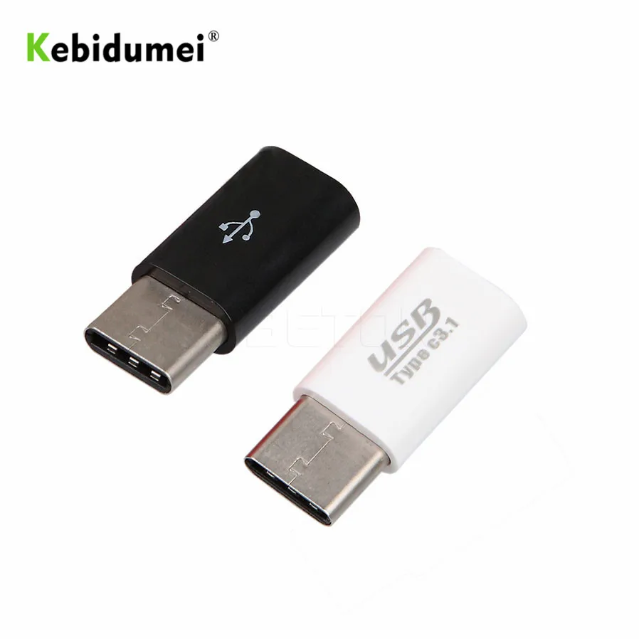 Kebidumei 5 шт. USB 3 1 Type C Штекерный разъем к Micro гнездовой конвертер 2 0 5Pin адаптер для