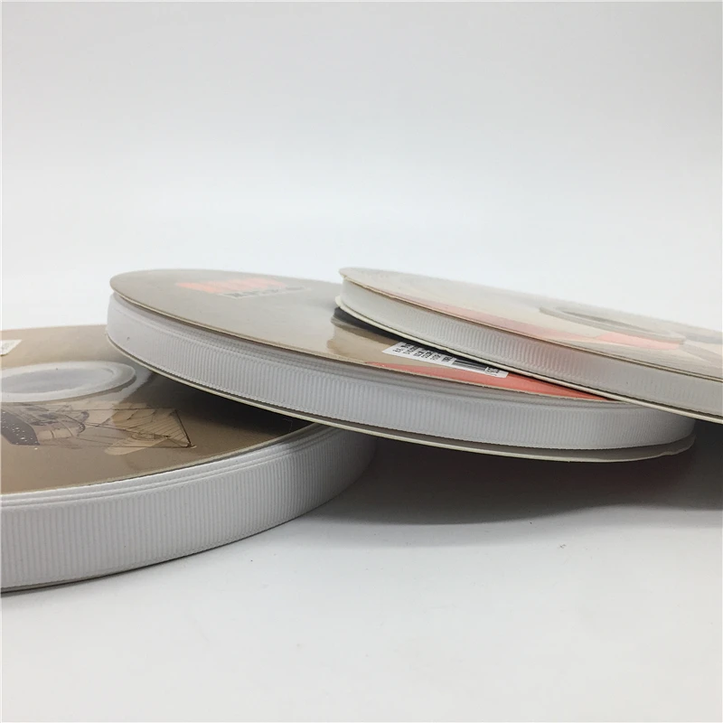 Лента высокого качества 5 ярдов 6/10/15/20/25/38/50 мм|grosgrain ribbon|ribbons for giftswhite grosgrain ribbon |