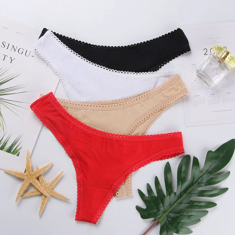 Нижнее белье женское бесшовные хлопковые стринги женские трусики трусы для