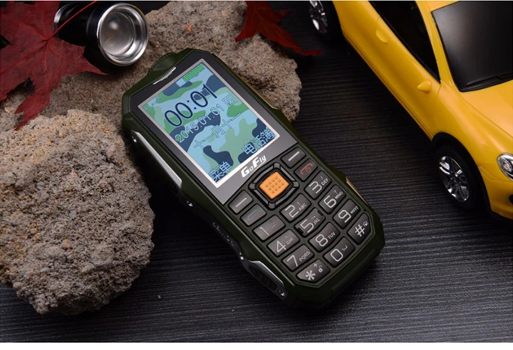 Gofly F7000 противоударный Прочный уличный громкий звуковой фонарь для мобильного телефона, FM, долгий режим ожидания, Дополнительный внешний аккумулятор, Bluetooth, SOS, скоростной циферблат