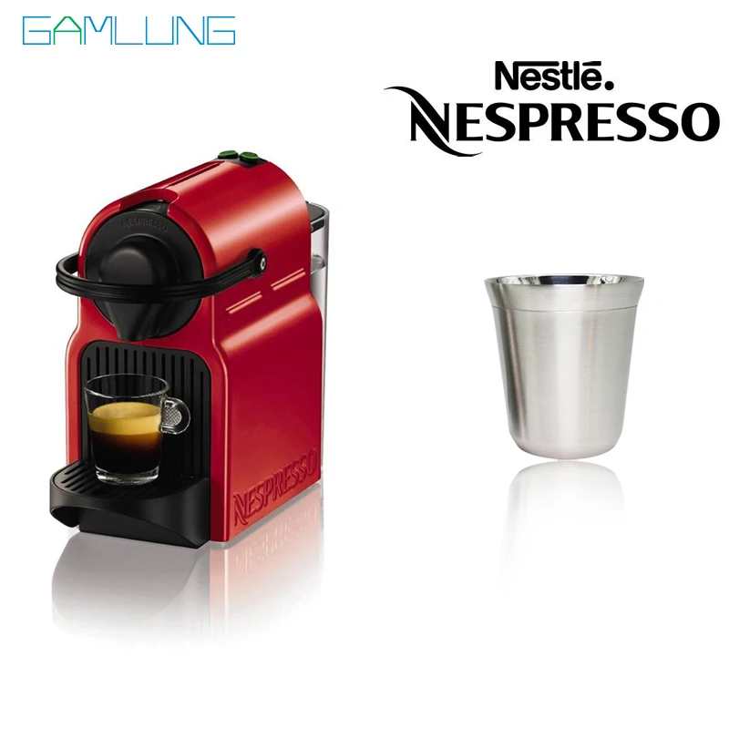 GAMLUNG Nespresso чашки Pixie эспрессо из нержавеющей стали с двойными стенками