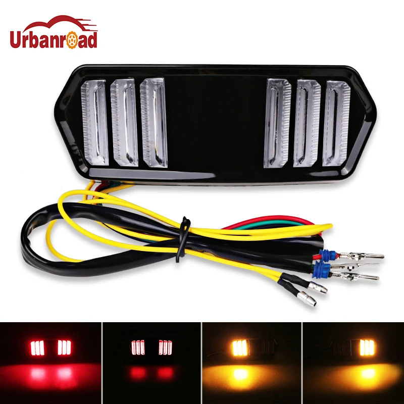 

Urbanroad Led мотоциклы задний тормоз указатель поворота светильник 12 В мотоциклетный задний светильник Led задний тормоз задний фонарь для honda Кр...