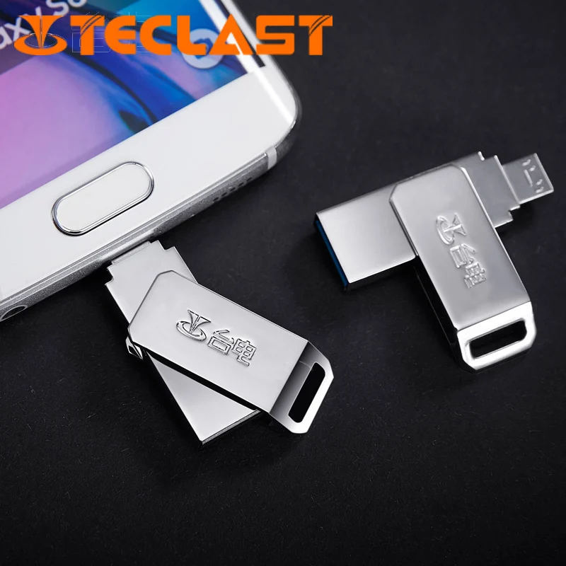 Teclast OTG 64 ГБ карту флэш-памяти с интерфейсом USB 3.0 Флеш накопитель 16