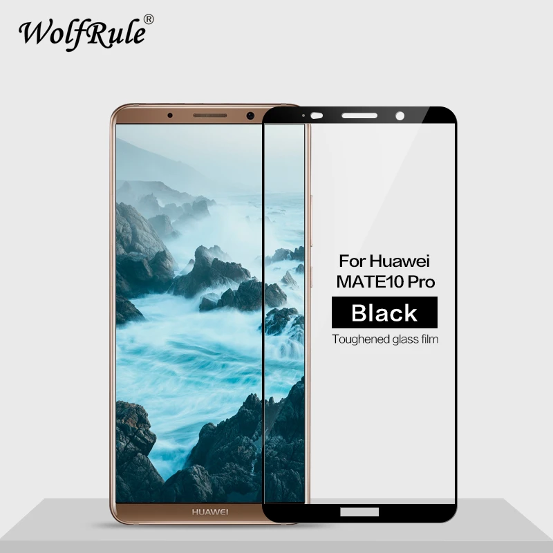 2 шт. Защитное стекло для экрана Huawei Mate 10 Pro закаленное Полное покрытие 10Pro|glass
