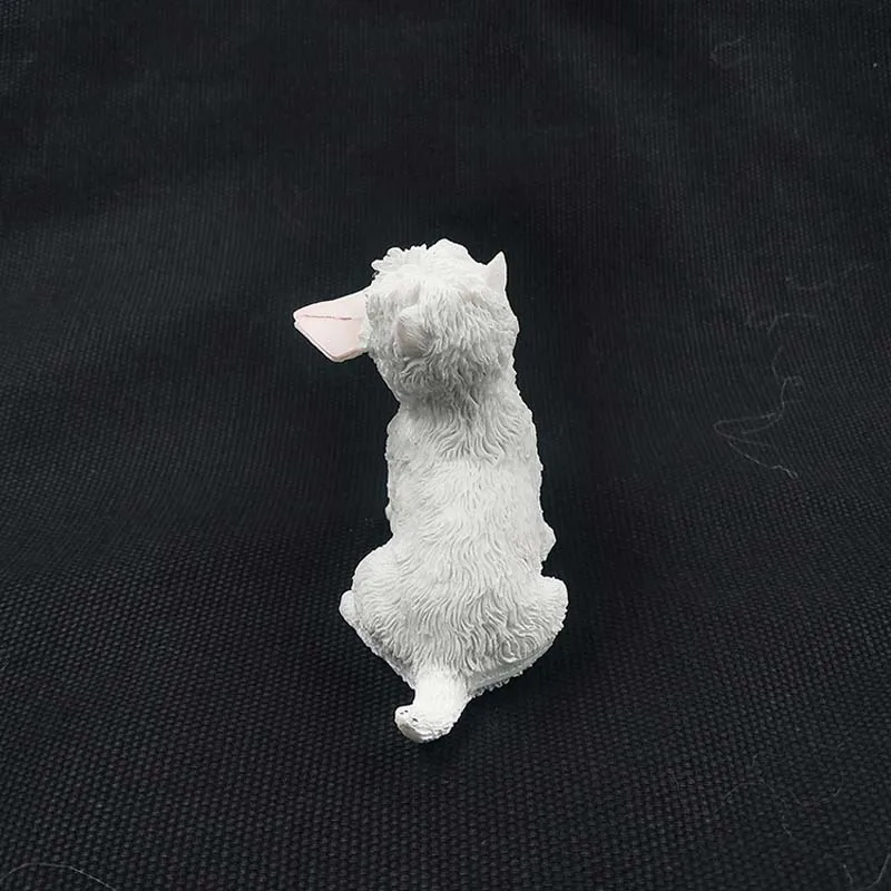 Мини конверт Mnotht 1/6 West Highland Terrier подушка модель собаки аксессуары из смолы игрушка