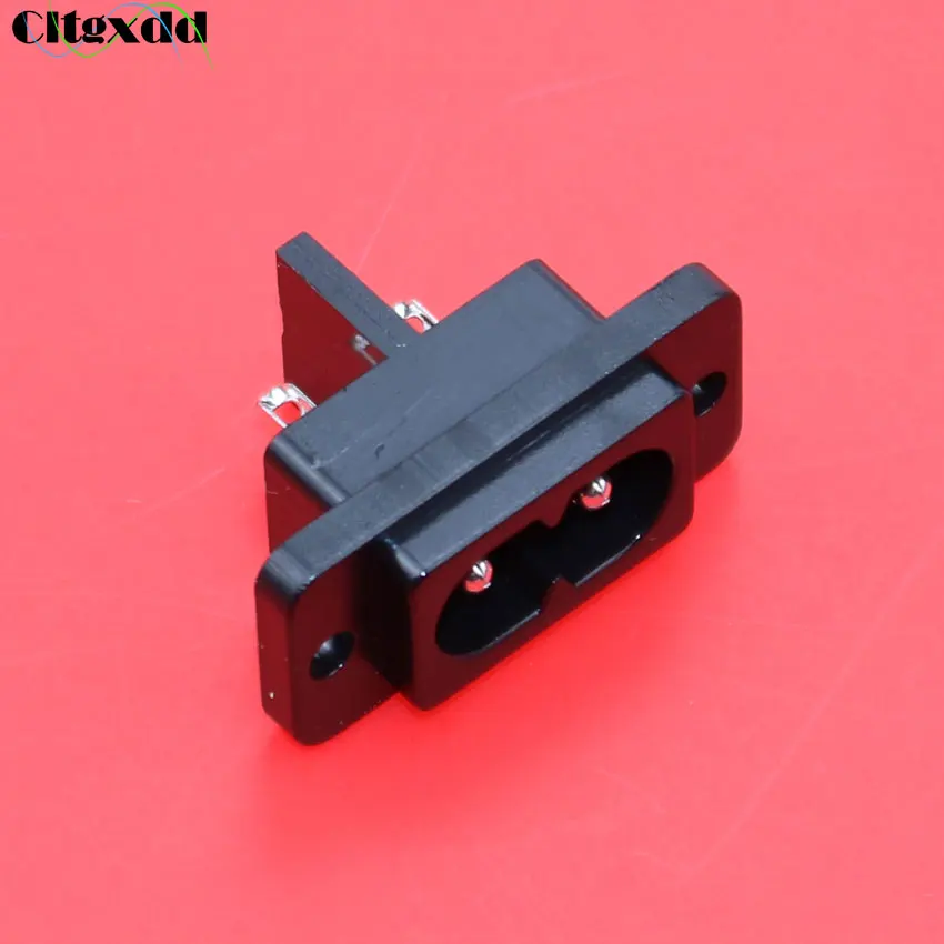 Cltgxdd 2Pin IEC 320 C8 AC Мощность разъем 2 pin черный AC Электророзетки