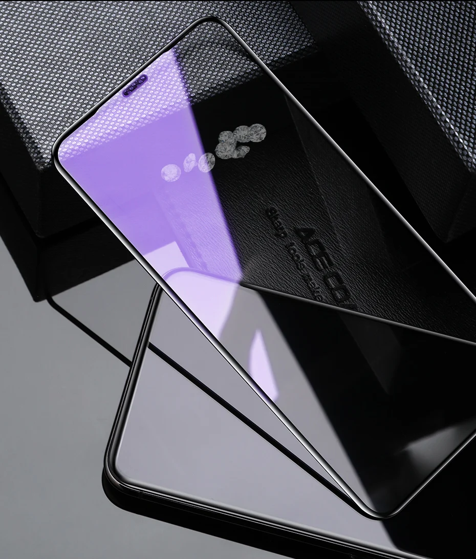 SmartDevil анти-голубой свет алмаз закаленное Стекло для iPhone 7 Plus 8 8 Plus HD полный Экран протектор для iPhone X XR XS Макс фильм