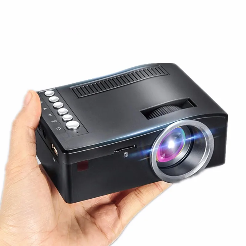 UC18 светодиодный проектор Full HD 1080P домашний кинотеатр проектор дешевый проектор с HDMI AV SD VGA