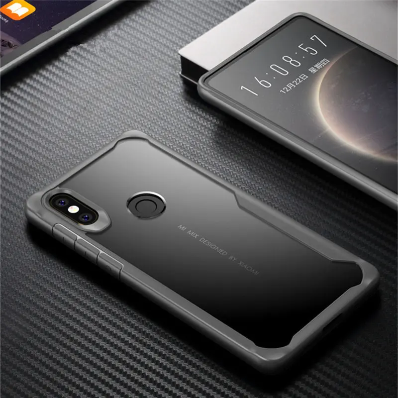 Gray Чехол для Xiaomi Redmi 5A 6A 7 Note 7 6 Pro Lite S2 Y2 прозрачный противоударный мягкий ТПУ чехол для Xiaomi 5X 6X A1 A2 защитный чехол Fundas - Цвет: Gray