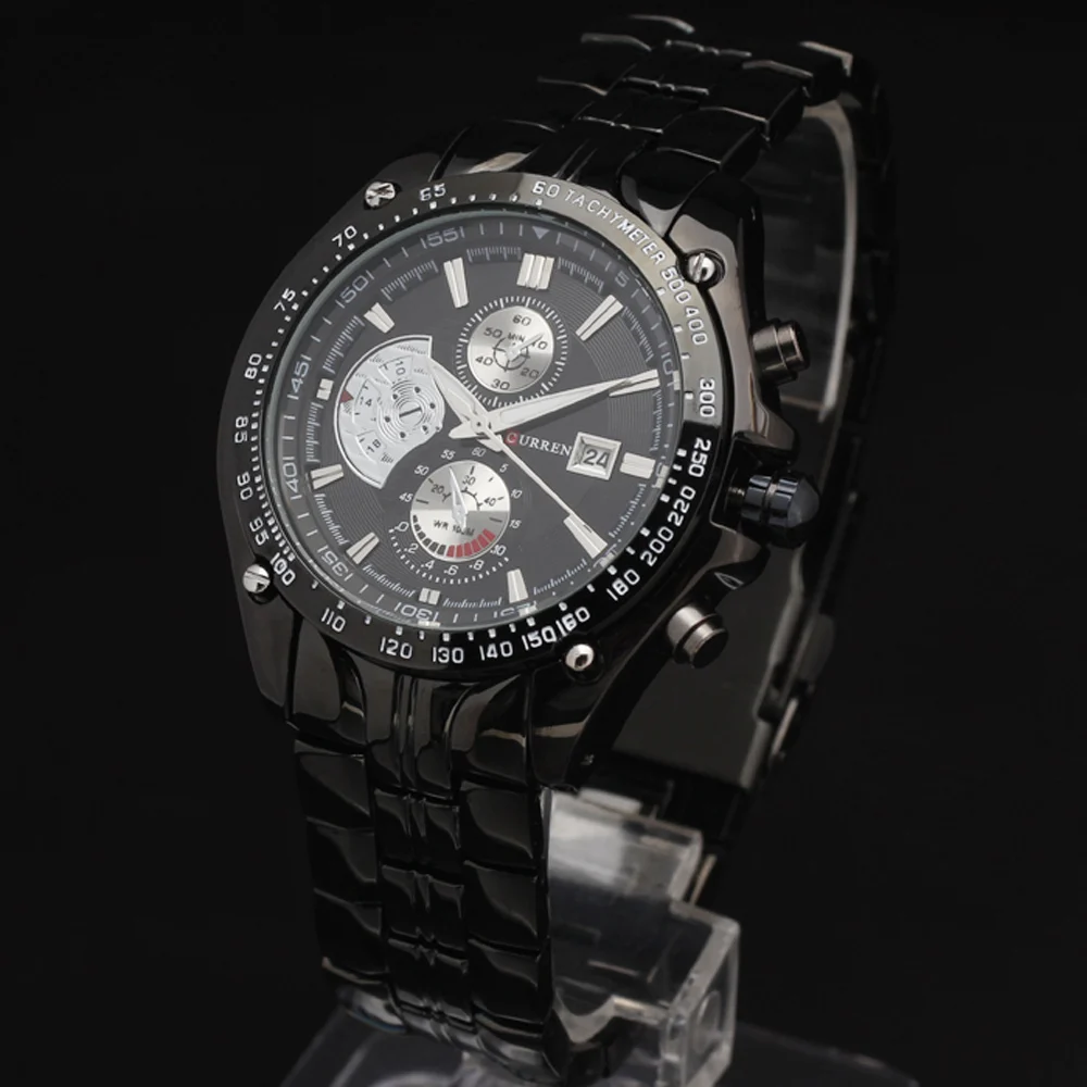 Новинка повседневные мужские часы Curren Роскошные Лидирующий бренд военные для
