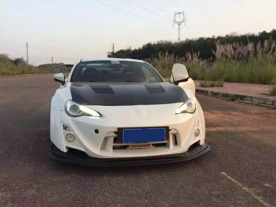 86 BRZ в Варис пластик, армированный волокном, углеродное волокно Авто Кузов Набор внешних комплектующих к автомобилю для Toyota 86 BRZ(передний/задний бампер, боковые юбки Спойлеры капот и т. Д
