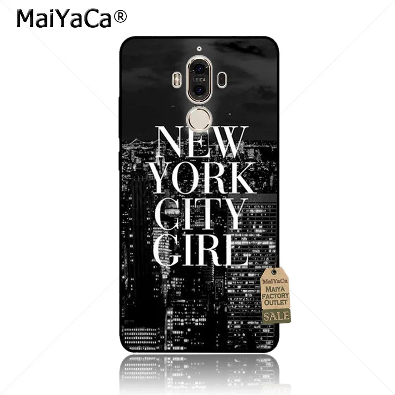 Чехол для телефона MaiYaCa NYC NEW YORK city landscape Fundas чехол Huawei mate9 mate10 P9 P10 p20 p10 plus NOVA2s |