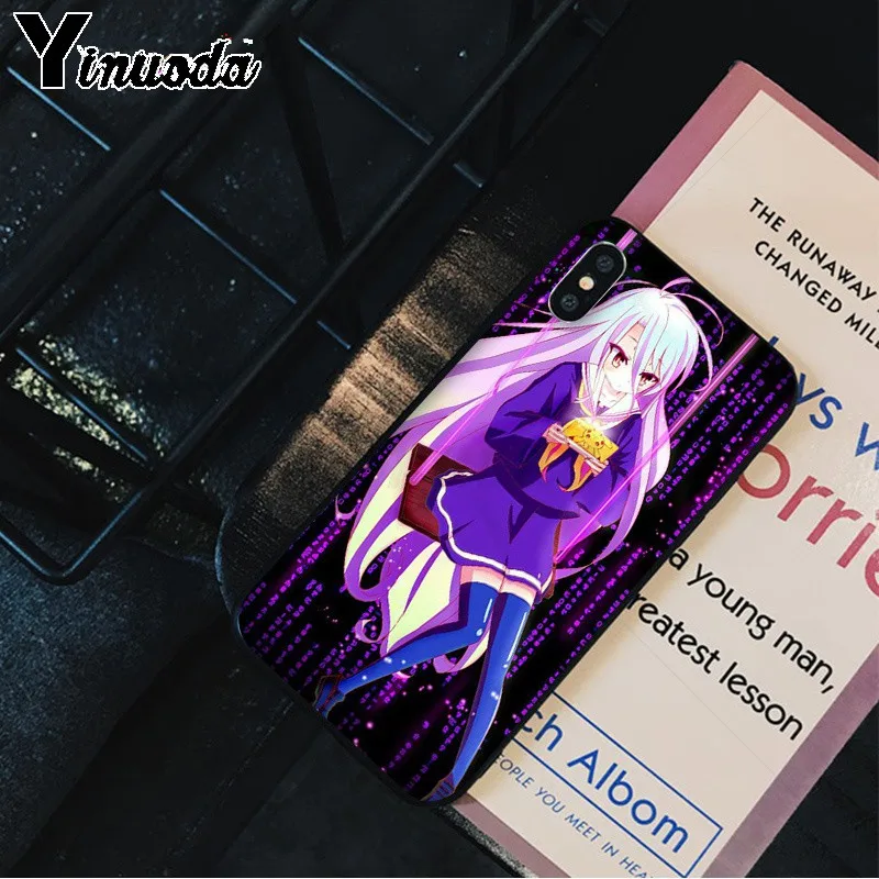 Yinuoda No Game Life черный мягкий резиновый чехол для телефона из ТПУ Apple iPhone 8 7 6 6S Plus X XS MAX