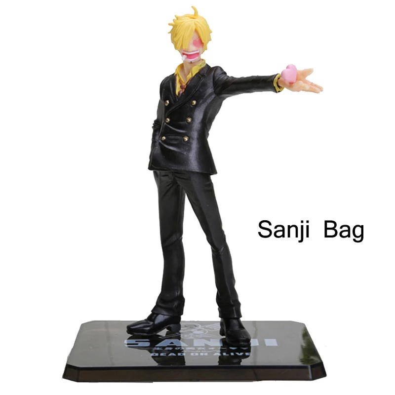 Аниме one piece Figure 2 года спустя Луффи нами ророноа Зоро Санджи Чоппер Хэнкок Битва вер. Фигурка коллекционная игрушка - Цвет: Sanji Bag