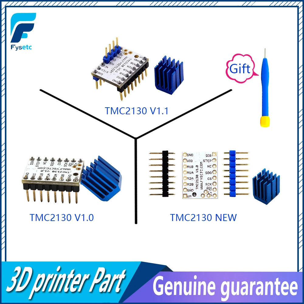 5 шт. TMC2130 v1.1 Новый шаговый двигатель бесшумный драйвер StepStick Бесшумная Отличная