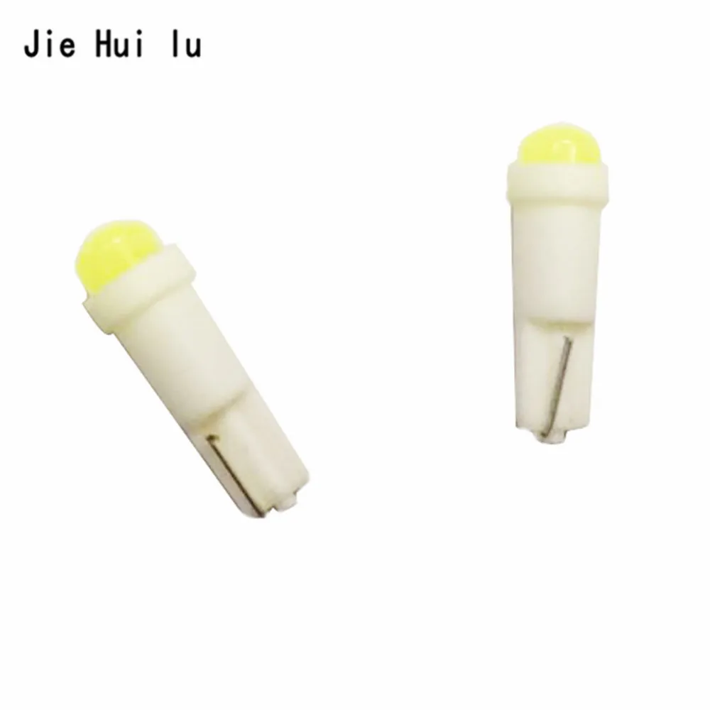 20pcs T5 1 led smd Ceramic Dashboard Gauge Instrument Car Auto Side Wedge Light Lamp COB LED Bulb DC12V | Автомобили и мотоциклы