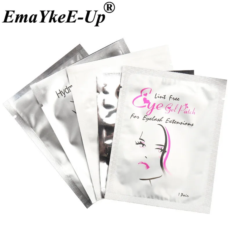 50pairs Collagen Eye Mask Patches Remove Anti-Puffiness Dark Circle Hydrogel Pads New Paper Eyelashes Extension | Красота и здоровье