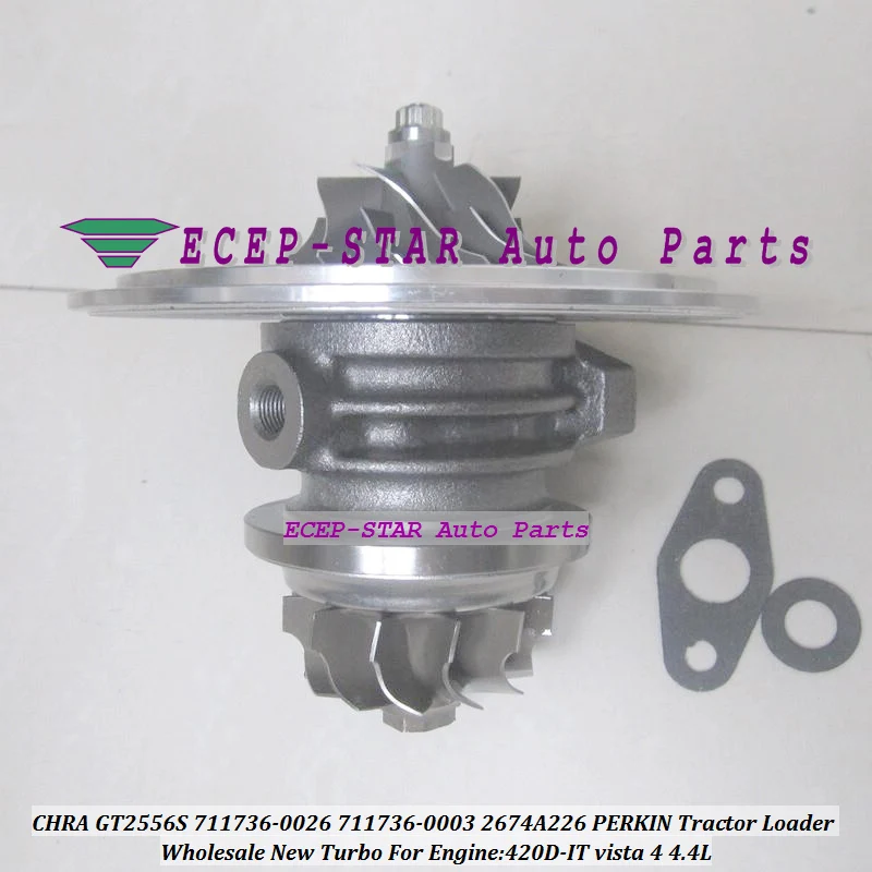 Турбо картридж CHRA GT2556S 711736 5026S 2674A226 для трактора MASSEY FERGUSON 5455 экскаватор 420D IT 4.4L vista