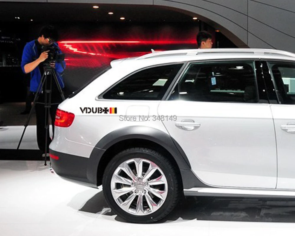 Автомобильные аксессуары Aliauto VDUB Cross с немецким флагом светоотражающие