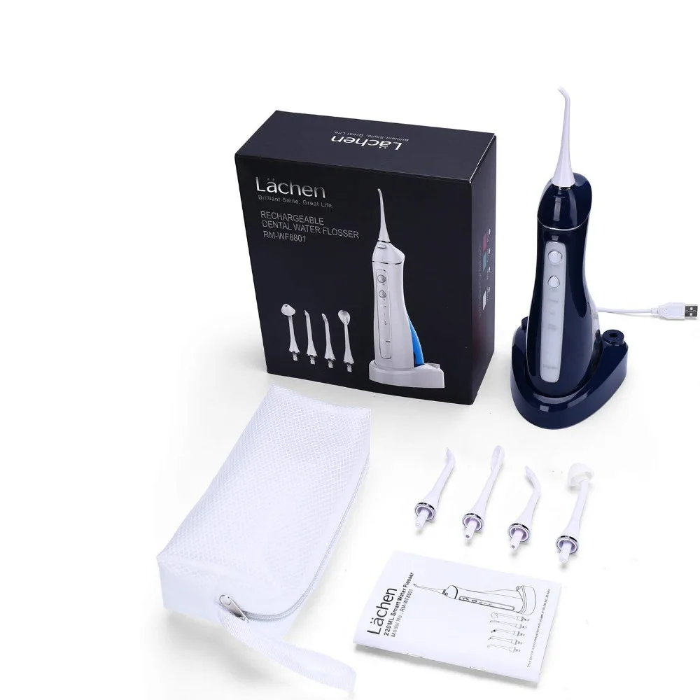 Lachen RM-WF8801 ирригатор для полости рта USB Перезаряжаемый водный Флоссер переносная зубная вода струя 220 мл резервуар для воды Водонепроницаемый Чистка зубов
