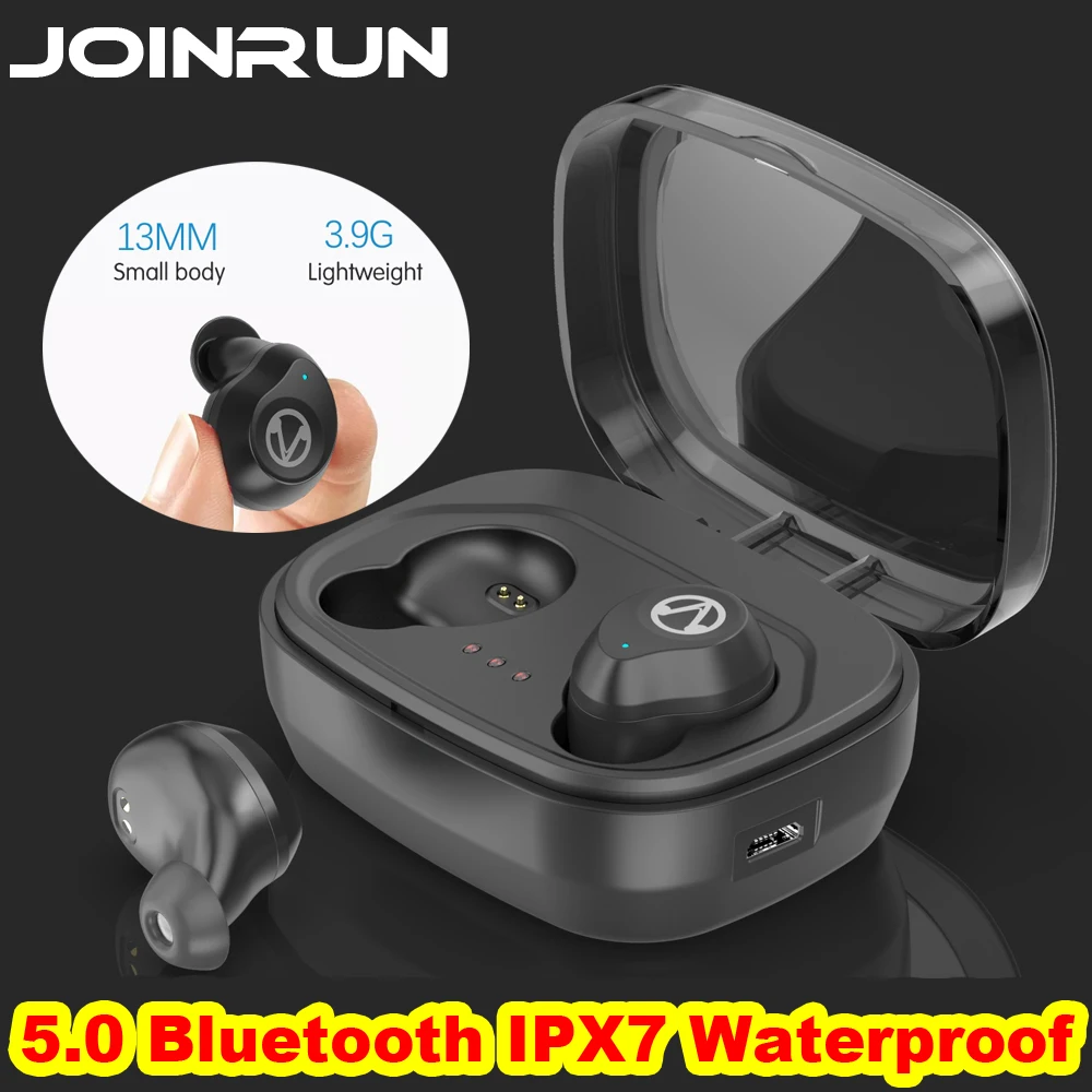 JOINRUN TWS 5 0 Bluetooth наушники сенсорное управление стерео музыка в ухо типа IPX7
