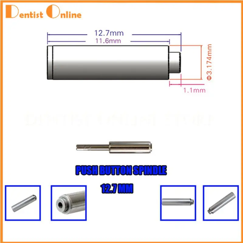 Стоматологический кнопочный выключатель шпиндель/ось для стоматологического
