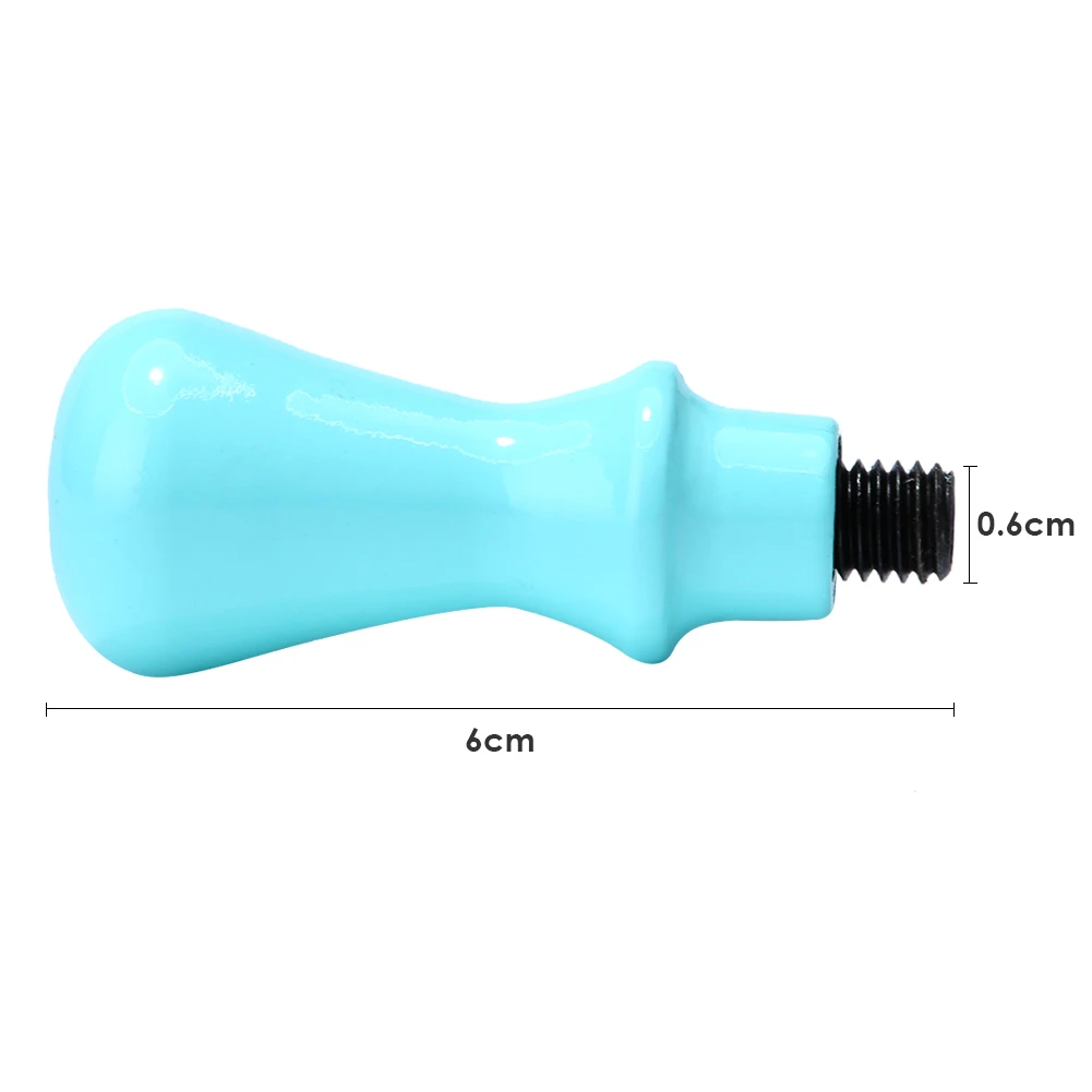 Cyan DIY латунная головка деревянная ручка письмо уплотнение воск штамп для свадебные приглашения конверт Скрапбукинг или воск краски гранулы - Цвет: Cyan