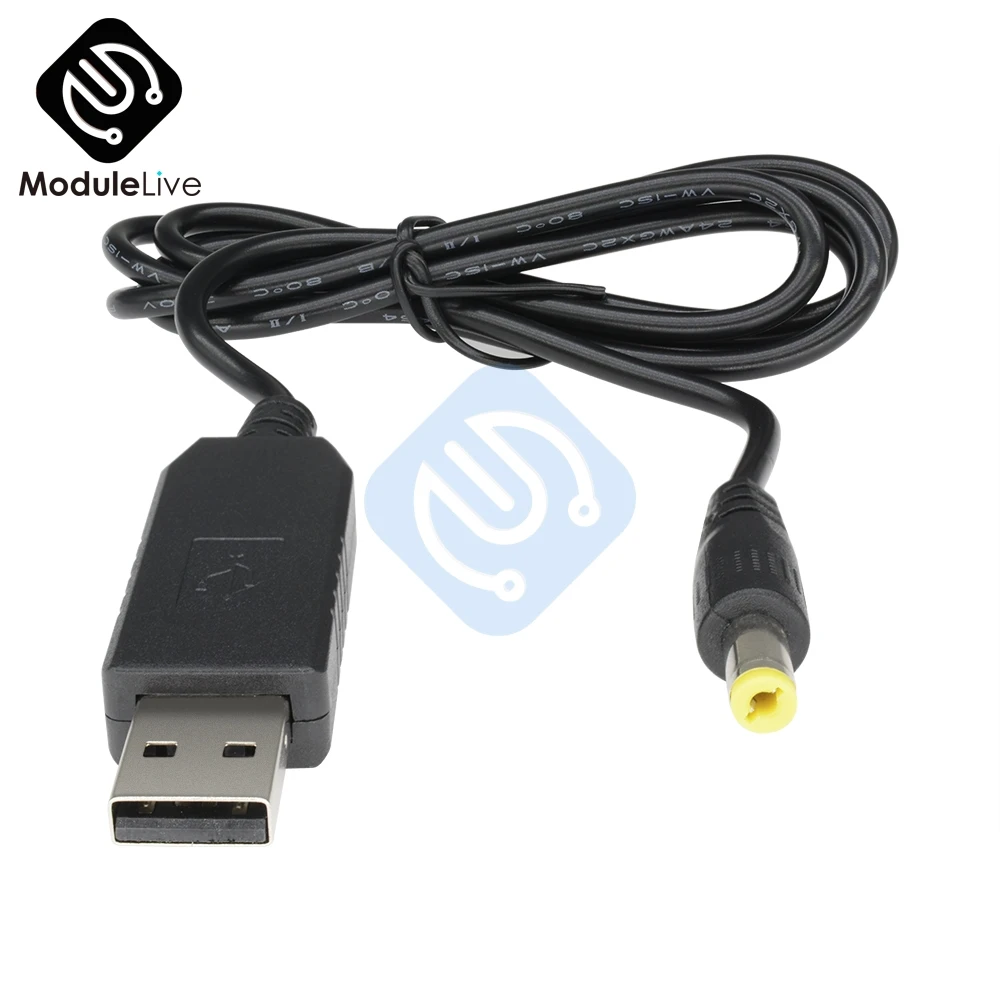 USB DC 5V to 12V Step up Cable Module Converter 2 1x5 5mm Male Connector | Обустройство дома