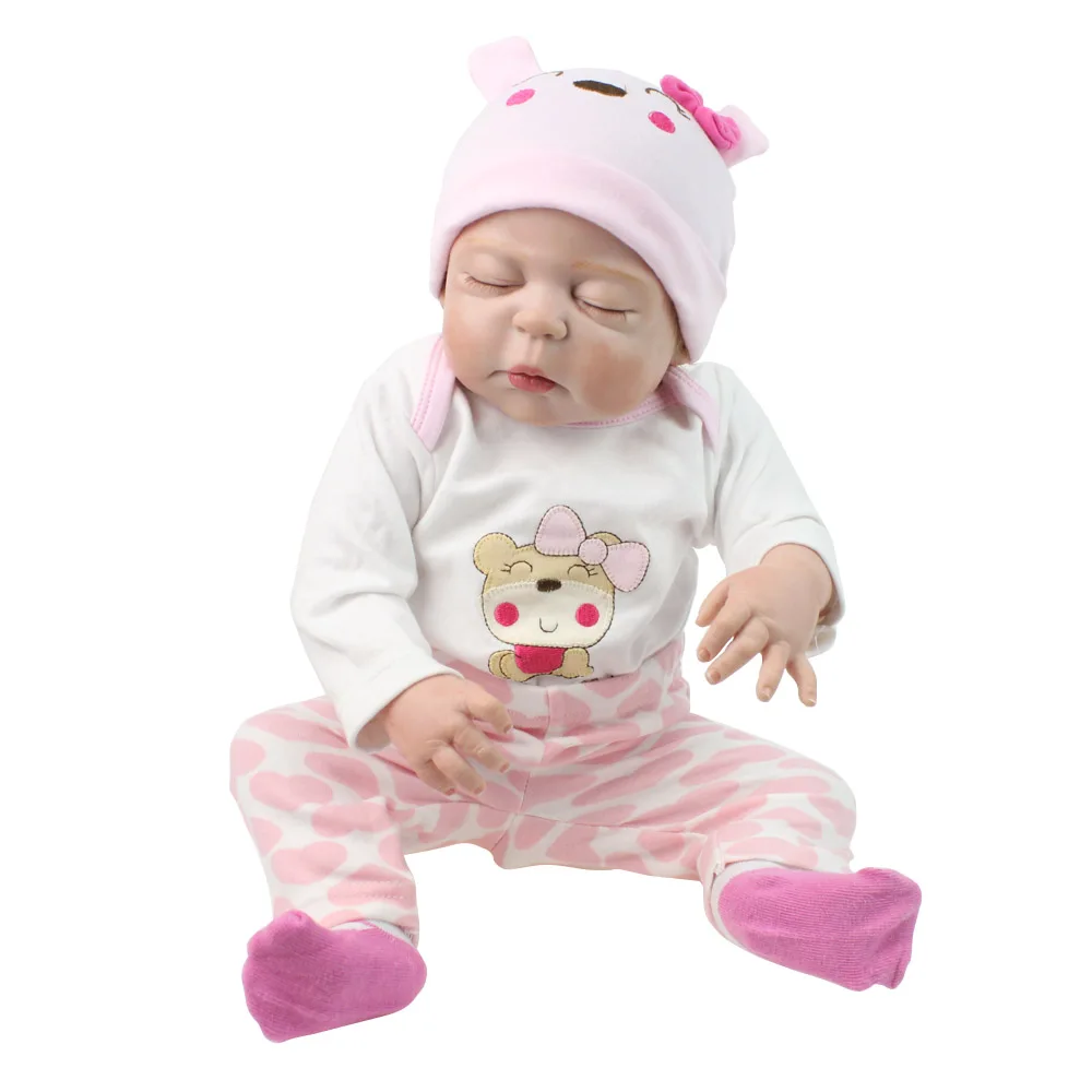 Полностью силиконовые куклы младенцы 22 дюйма 55 см|reborn baby doll|silicone reborn dollsbaby dolls lifelike