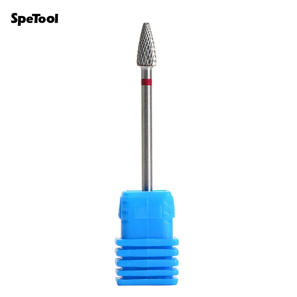 SpeTool вольфрамовый карбид фреза для ногтей вращающаяся зернистость 3/32
