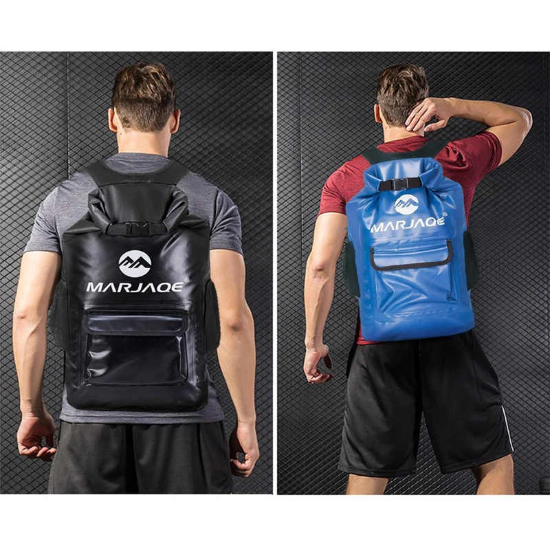 22L Waterproof Dry Bag Swimming Bag Outdoor Camping Backpack Bucket Storage for River Rafting Boating Kayaking Canoeing Travel