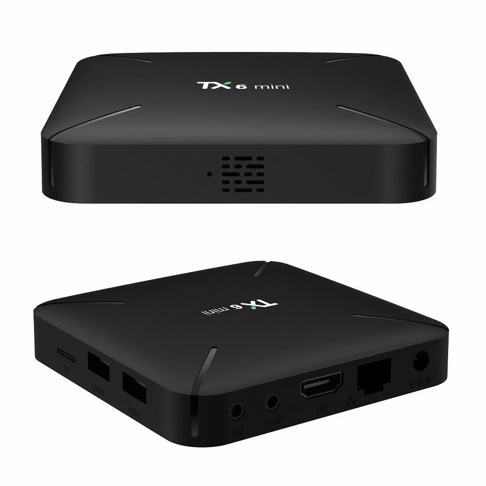 TX6 мини 4K ТВ коробка Android 9,0 2 Гб 16 Гб Allwinner H6 четырехъядерный USB3.0 2,4G Wifi проигрыватель Google PK TX3 X96