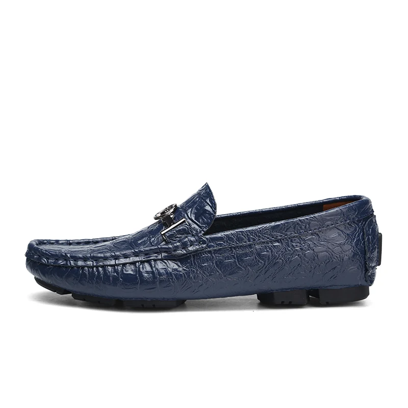 Manual Suture Genuine Cowhide Peas Shoe Tenis Casual Loafers Men Flat Leather Walking Slip On British Shoes Large Sizes | Обувь