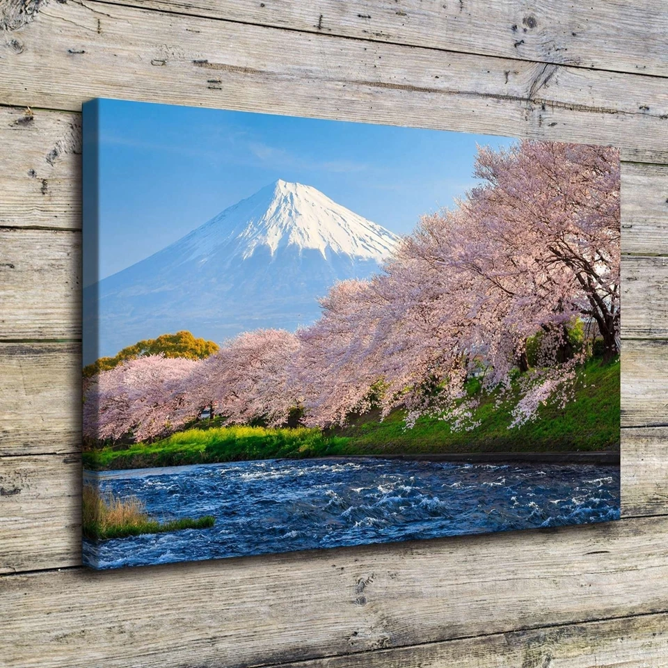 Картина на холсте домашний декор 1 шт. крепление Fuji вишня цветок плакат отель