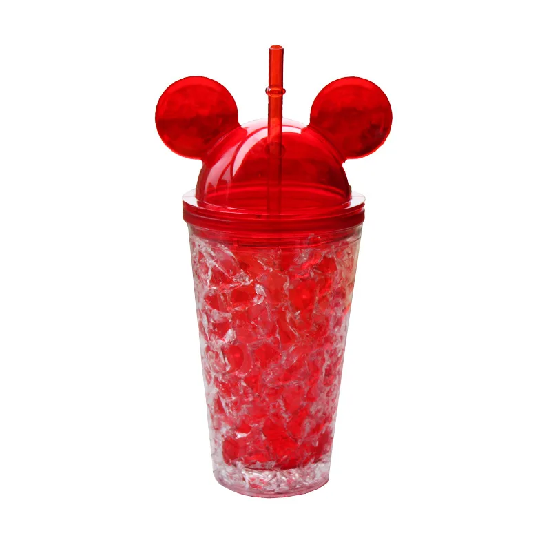 Ice Cup Double Cooling Straw Adult Creative Student Female Plastic | Дом и сад