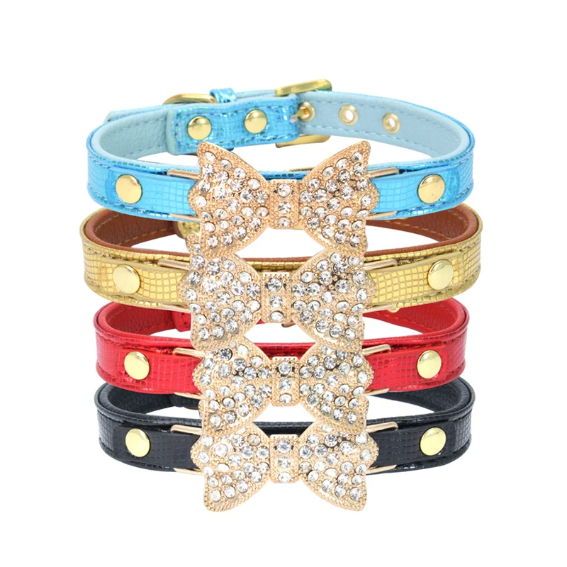 1 шт. кристалл кулон собака воротник щенок Cat Pet Пряжка Товары для собак приводит