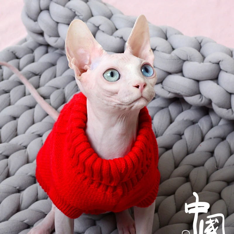[MPK] SWA Cat свитер, свитер для кошек и маленьких собак, одежда для кошек, 12 цветов на выбор+ 6 размеров для каждого цвета