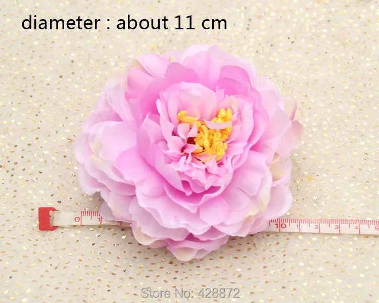 Бесплатная Доставка 10 шт./лот 11 см Искусственный цветок пиона из шелк
