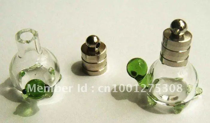 Бесплатная Доставка! Зеленая голова черепаха флакон кулон трубка DG8979 | Украшения