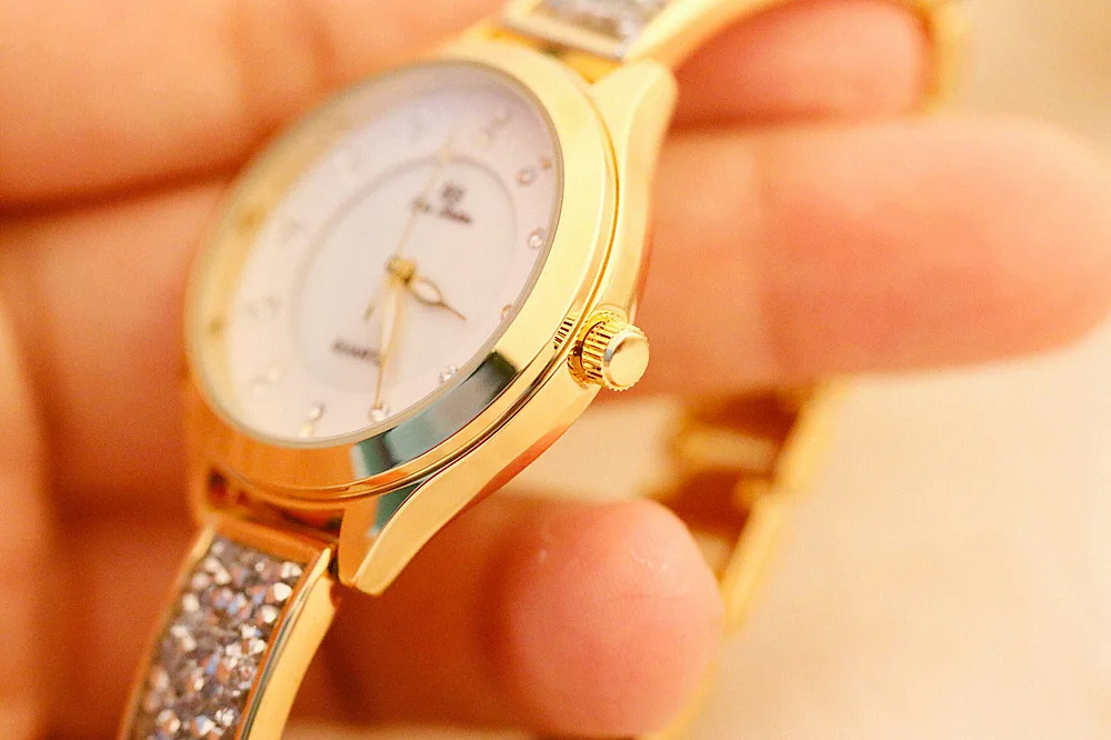 Часы женские элегантные со стразами кварцевые|Женские наручные часы| |