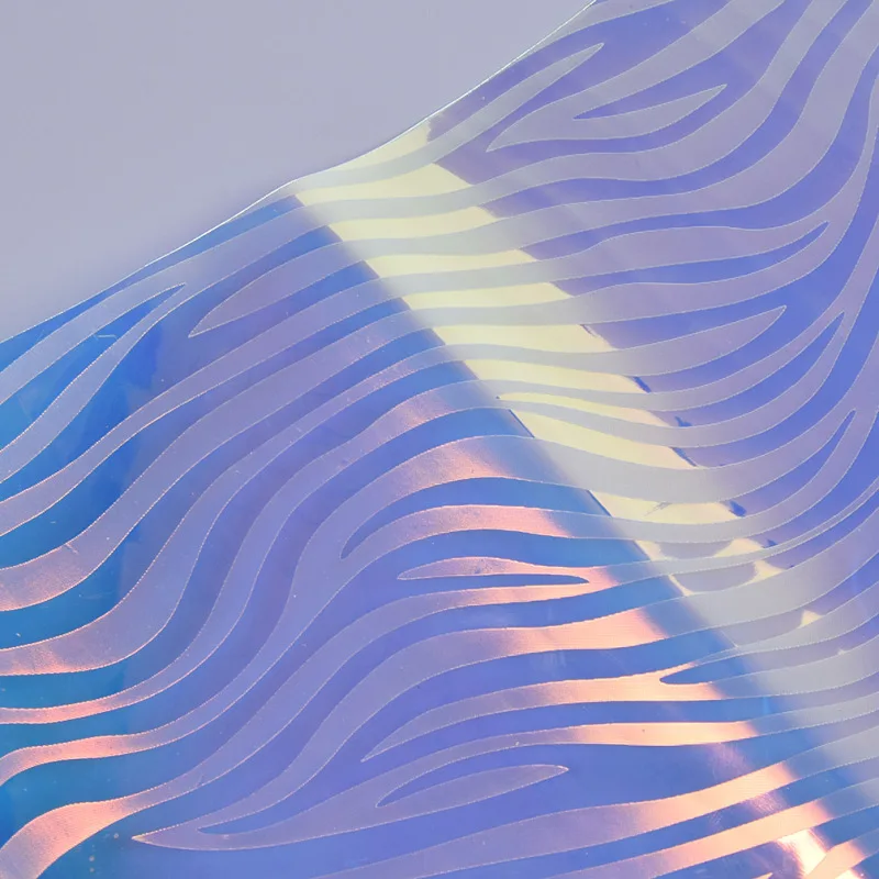 A4 Размеры 21x29 см прозрачный виниловый Синтетическая кожа 8 цветов радужных ткань