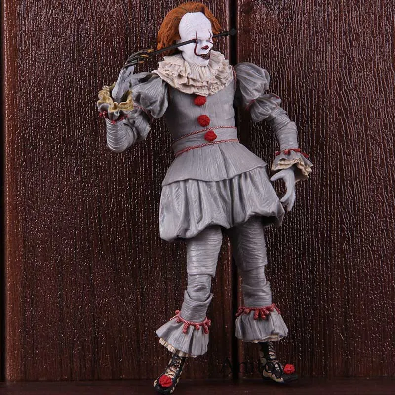 Фигурка клоуна пеннивайза NECA Stephen King's IT 2017 Ultimate Well House экшн фигурка из ПВХ фильма