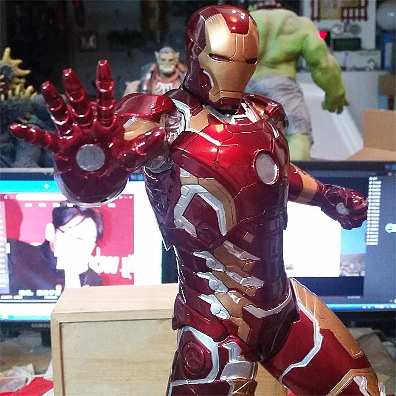50 см Мстители 3 Infinity War Железный человек MK43 фигурка куклы игрушки статуя из смолы