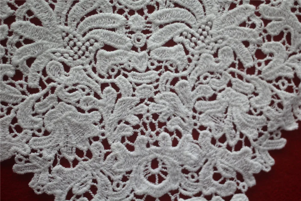 Хлопчатобумажный кружевной воротник для шитья 22 см * 20 ожерелье с белым сердечком