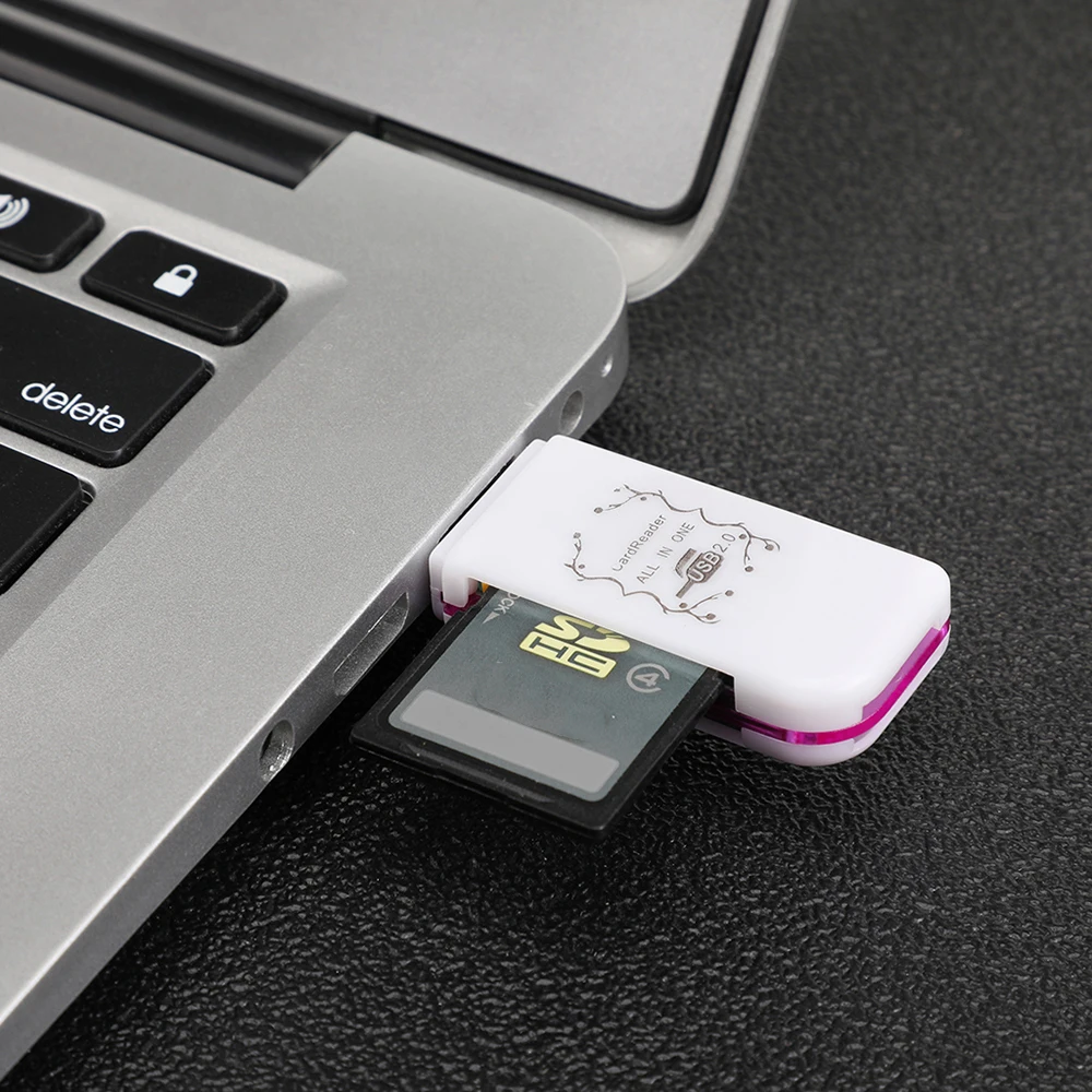Кардридер 4 в 1 USB 2 0 картридер с несколькими портами для TF/MMC/MS/M2 картридеры
