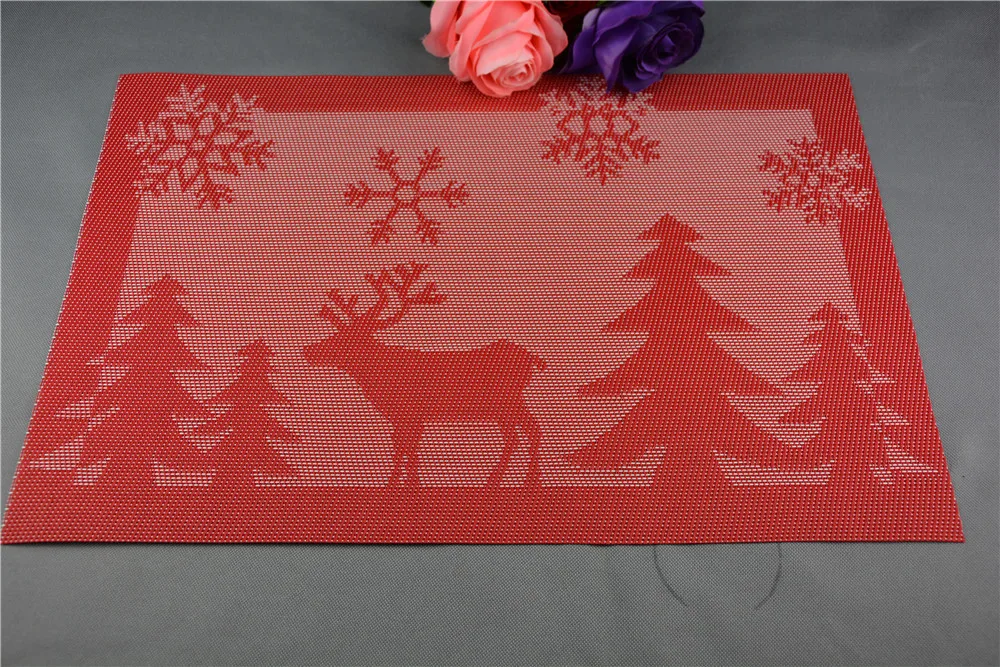 4 шт./лот высокое качество салфетки из ПВХ подставка в стиле Вестерн обеденный