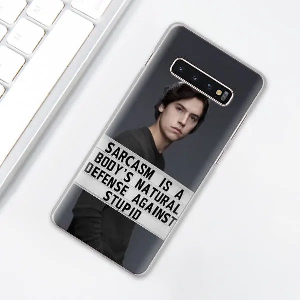 Ривердейл Тупоголовым Джонс чехол для телефона для samsung Galaxy S10e S10 плюс S7 S8 S9 Plus Note 8 9 M10 M20 M30 жесткий чехол Coque - Цвет: 008