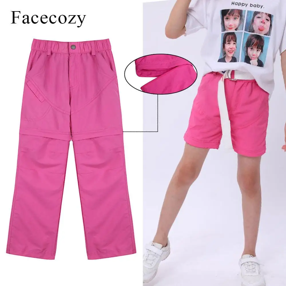 Детские шорты-трансформер Facecozy летние быстросохнущие штаны для кемпинга